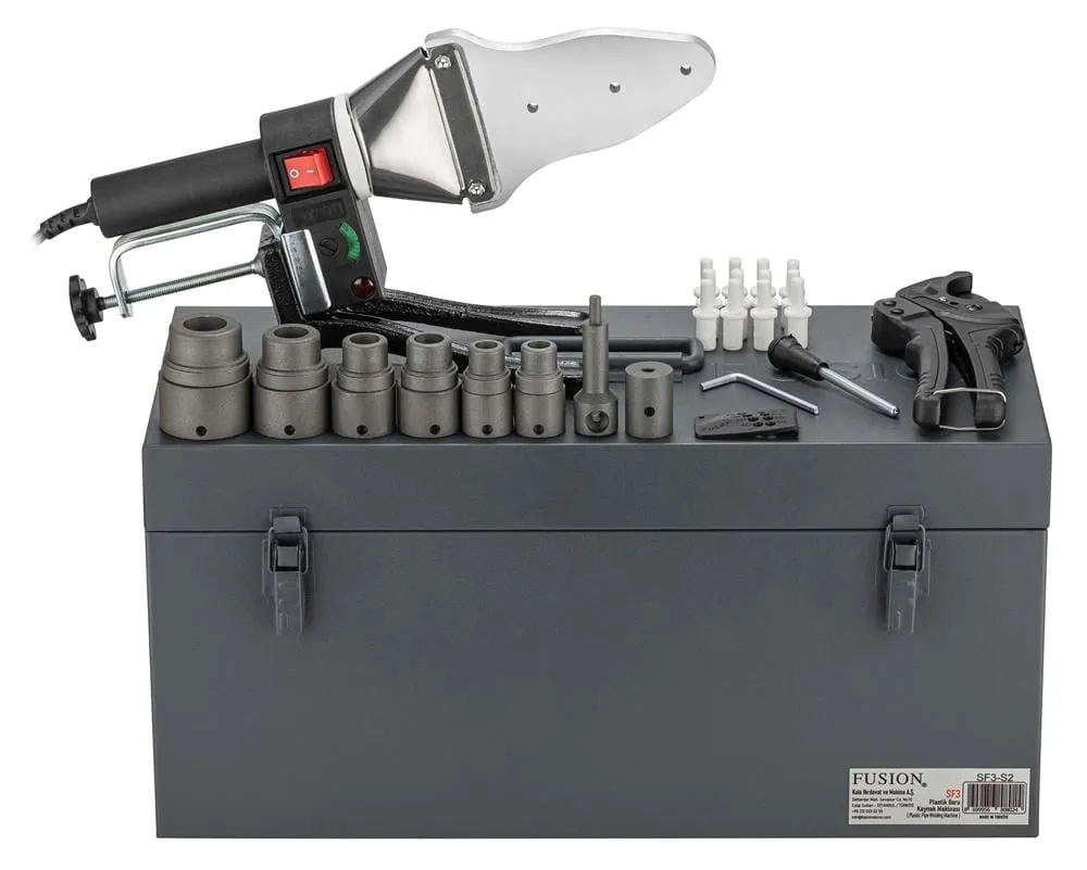 Fusion SF3-S2 Plastik Boru Kaynak Makinası Seti