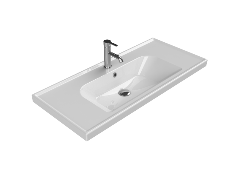 Turkuaz Frame Etajerli Lavabo 100x45 cm