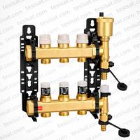 Caleffi 3 Ağızlı Mikrometreli Kollektör Seti