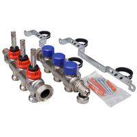 Fraenkische 3 Ağızlı Debi Göstergeli Paslanmaz Çelik Kollektör Seti