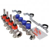 Fraenkische 4 Ağızlı Debi Göstergeli Paslanmaz Çelik Kollektör Seti