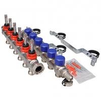 Fraenkische 6 Ağızlı Debi Göstergeli Paslanmaz Çelik Kollektör Seti