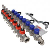 Fraenkische 8 Ağızlı Debi Göstergeli Paslanmaz Çelik Kollektör Seti